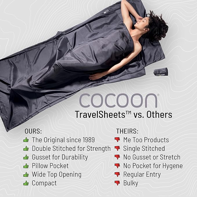 COCOON - Premium - Coupler Liner TravelSheet - Regular