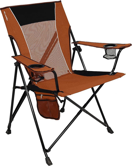 Kijaro Dual Lock Chair Color: Victoria Desert Orange