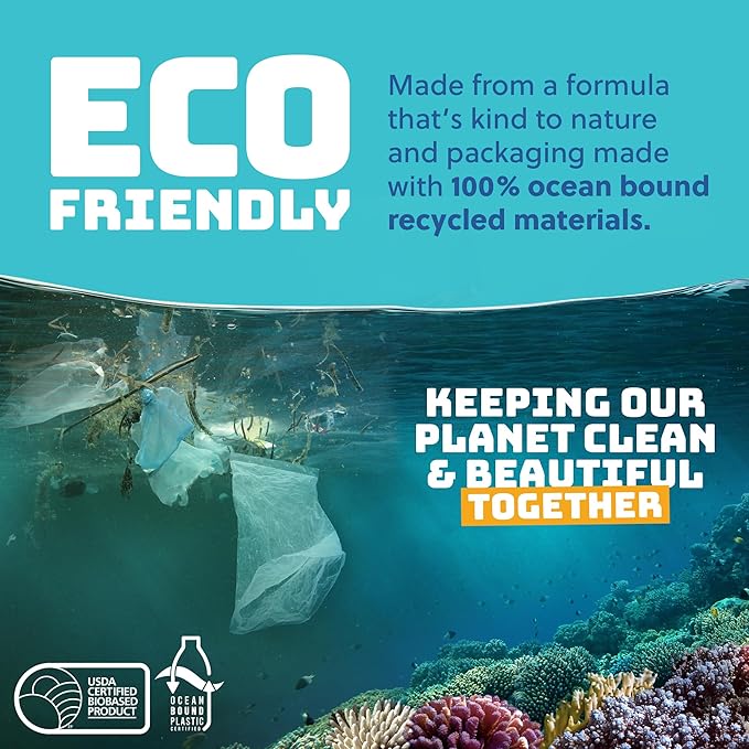 Non Toxic Shampoo and Conditioner, Body Wash 3 in 1 for Swim - Reef Safe Swimmers Shampoo for Men, Women or Kids - All Natural Organic Shampoo and Conditioner Set with Biodegradable Soap for Camping