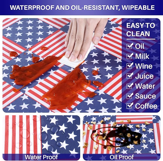 72In Picnic Table Cover with Bench Covers Fitted Stain Resistant Rectangular Table Cloth Campers Patio Garden Vacation Gear Cool Gifts for 40th 50th 60th 70th Grandparents Grandma Grandpa