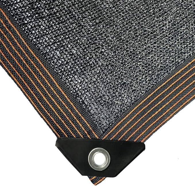 winemana 70% Black Shade Cloth, 20 x 20 FT Durable Mesh Tarp with Grommets, Resistant Garden Sun Shade Netting with Taped Edge for Plant Cover, Greenhouse, Patio, Tomatoes, Chicken Coop, Barn Kennel