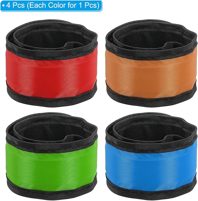 PATIKIL LED Wristband, Light Up Bracelets LED Armbands Glow in The Dark Safety Wrist Band for Parties, Concerts, Festivals