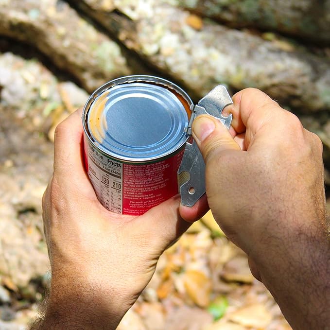 Tapirus - Spork to Go V8 Set - 7-inch BPA Free Sporks - Spoon, Fork and Knife Combo Utensils Flatware Mess Kit for Camping and Outdoor Activities - with Bottle Opener and Carrying Case - Pack of 8