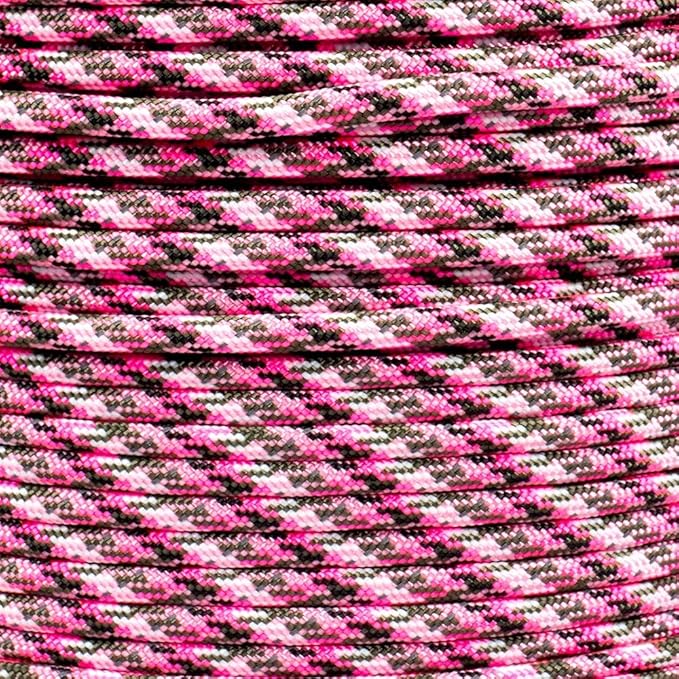 Paracord Planet Reflective 550lb Paracord – 7 Strand Type III Nylon Parachute Cord for Outdoor Visibility, Hiking, and Crafting – 30+ Colors and 4 Length Options