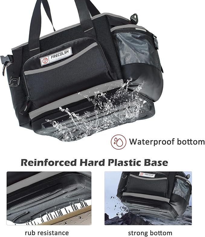 Large Grill Caddy with Lid with Adjustable Dividers, BBQ Outdoor Organizer Bag, Picnic Camping Utensil Caddy, Tailgating Essentials, Grill Gifts for Father's Day