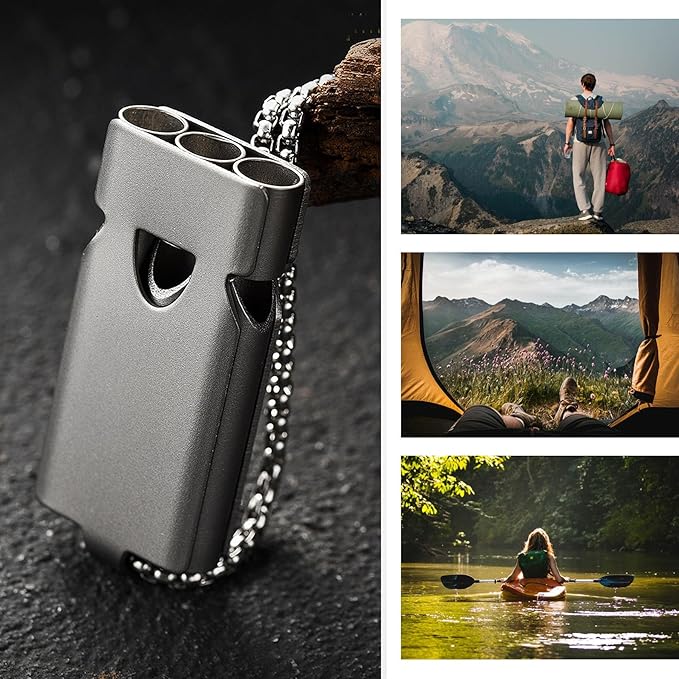 Whistle Emergency Whistles Keychain Rape Whistle Stainless Steel High Decibel Whistles … …