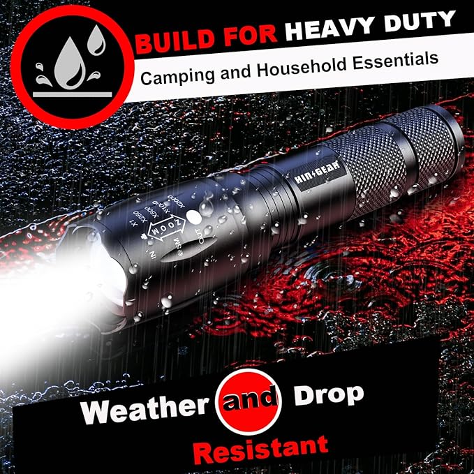Flashlights High Lumens 6PCS, 1 Mode LED Flashlight Super Bright, Small Pocket Flashlight Bulk, Water Resistant Tactical Flash Light for Emergency, Camping, Gift for Men Dad Christmas