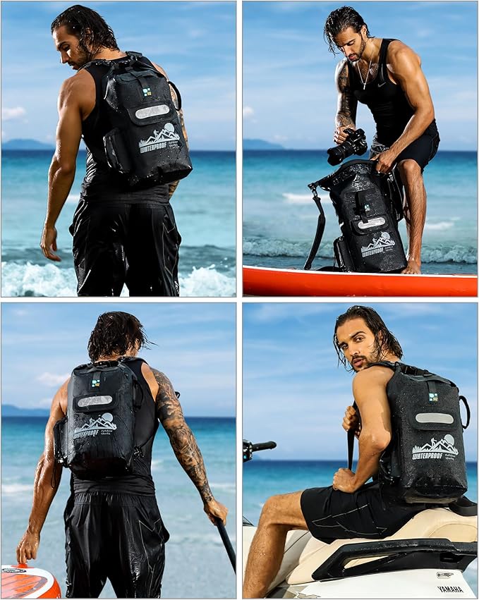 IDRYBAG Dry Bag Backpack Waterproof Floating 20L/30L/40L, Dry Bags Waterproof Backpack for Men, Dry Sack Waterproof Bag