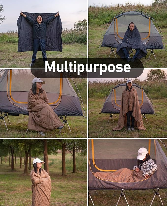 iClimb 3M Thinsulate Insulation Warm Camping Blanket Ultralight Compact