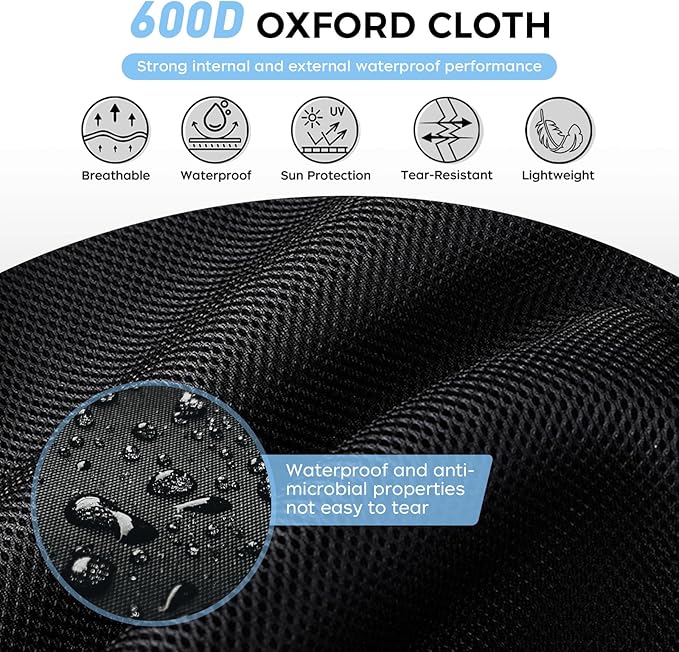 Patio Umbrella Storage Bag 600D upgraded Waterproof Outdoor Hammock Storage Bag Fits for Home Storage Carrying Traveling & More Patio Hammock and Steel Stand Storage Bag 67" Lx 7" Wx 7" H (black)