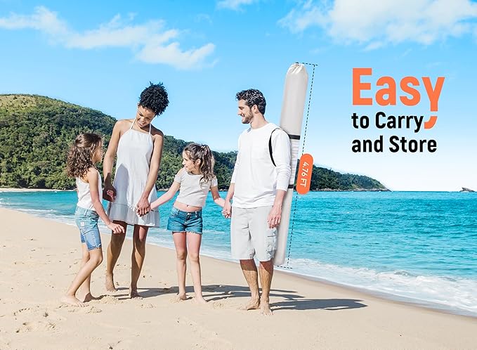 Beach Cabana, 6.2' x 6' Portable Canopy with Side Wall, 4 Adjustable Height, UPF 50+ UV Protection, Easy to Set Up Tent, Waterproof Beach Shelter for Outdoor Patio