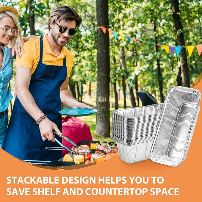 EWFEN 100 Pack Blackstone Griddle Accessories Grease Catcher Cup Liners, Aluminum Foil Drip Pan Disposable for 17" 22" 28" 36" Blackstone Griddle Drip Tray Holder Grill Rear Grease Cup Liners