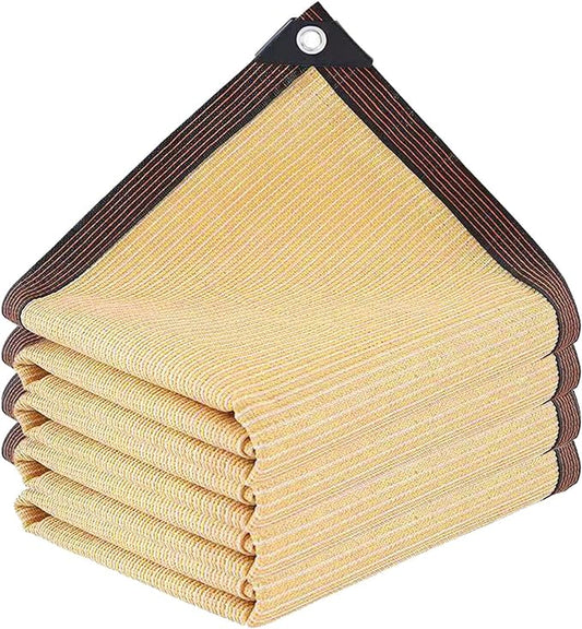 Sun Shade Cloth - Garden Shade Mesh Netting Cover with Grommets for Outdoor Pergola Patio Deck Plants Greenhouse Chicken Coop Swimming Pool(12 * 16FT)