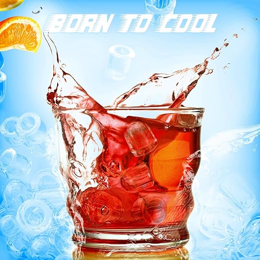 Countertop Ice Maker, 26 lbs/Day ice Production, 2 Sizes, 8 ice Cubes in 6 Minutes - Portable Mini, Energy Efficient, with Basket/Scoop for Home/Party/Travel/Camping/Bar