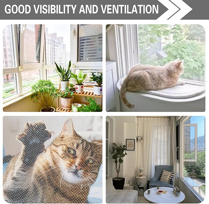 304 Sliver Stainless Steel Robust & Shielding Window Screen Replacement Mesh Screen, 39IN x 100FT, Perfect for Windows, Doors, Patios & Pets, Mosquito-Proof,Sturdy Screen Mesh Roll (20 Mesh)