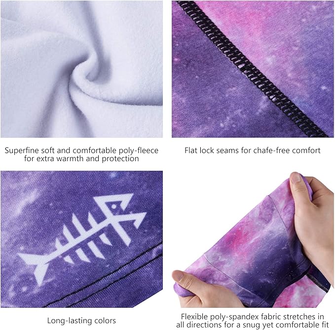 BASSDASH Winter Balaclava Fleece Ski Mask Ninja Hood Neck Warmer Fishing Hunting