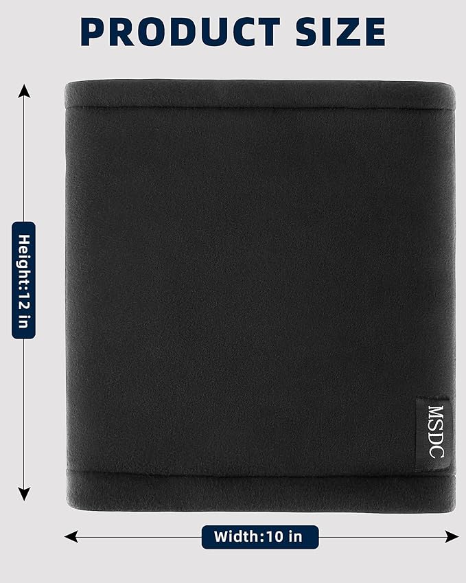 MSDC Neck Gaiters for Men 3 Pack,Neck Warmer Scarf Women Face Mask Covering for Cold Weather