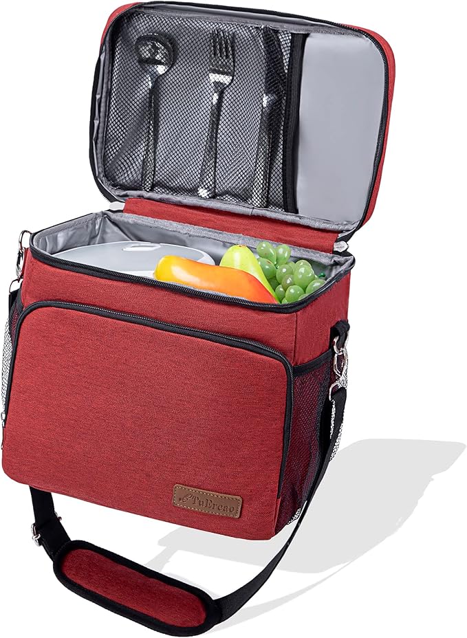 TuErcao Insulated Cooler Bag 6/24 Can Collapsible Leakproof Soft Sided Cooler for Car, Portable Foldable Small Ice Chest for Beach Camping Picnic Travel, 5/15qt Lunch Box for Men Work