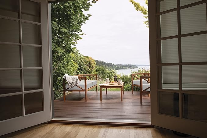 Classic Accessories Ravenna Water-Resistant 23 x 23 x 5 Inch Square Patio Seat Cushion Slip Cover & Foam, Mushroom, Lounge Chair Cushion