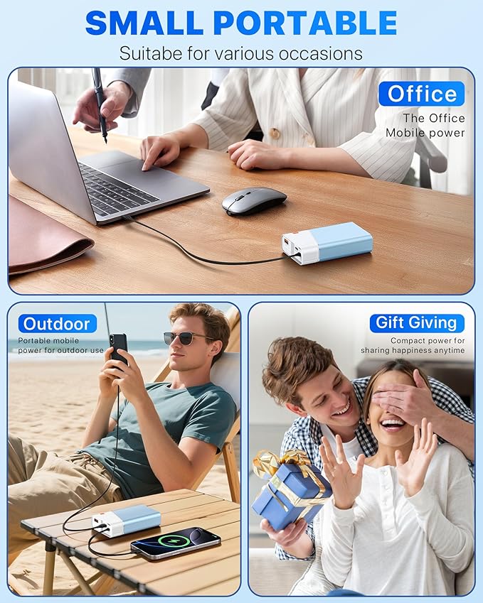 Kesguar Portable Charger 20000mAh, 22.5W PD 3.0+QC 4.0 Fast Charging, Cooler & Unbreakable Aerospace Metal Case for iPhone 16 15 14, Android, iPad, Samsung Google Tablet & More (Travel Essential)