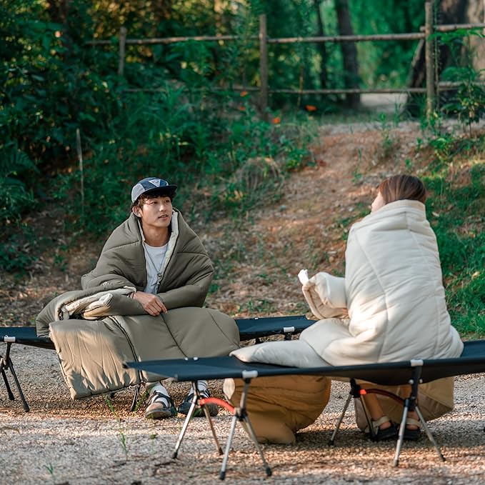 Naturehike Camping Sleeping Bag for Adults, 36/54℉, Spliceable Double Sleeping Bag 3 Seasons, Lightweight Waterproof Sleep Bags for Cold&Warm Weather