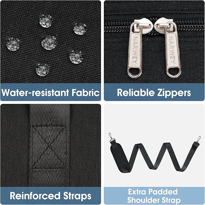 Carry on luaggage 22x14x9 Airlines Approved Foldable Carry on Bag Travel Duffel Packable Duffle Overnight for Women and Men 40L (Black)