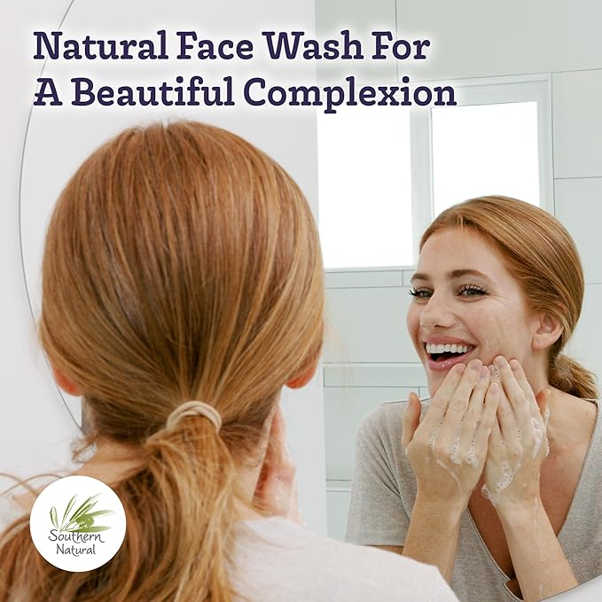 Southern Natural Goat Milk Soap Bar (Lavender 3 Pack) For Dry Sensitive Skin. Natural, Handmade Soap For Men, Women, Kids & Baby. Use On Face & Body