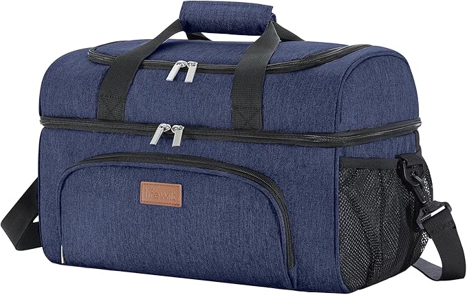 Lifewit Large Cooler Bag Insulated Lunch Bag Lightweight Portable Cool Bag Double Layer for Picnic, Beach, Work, Trip