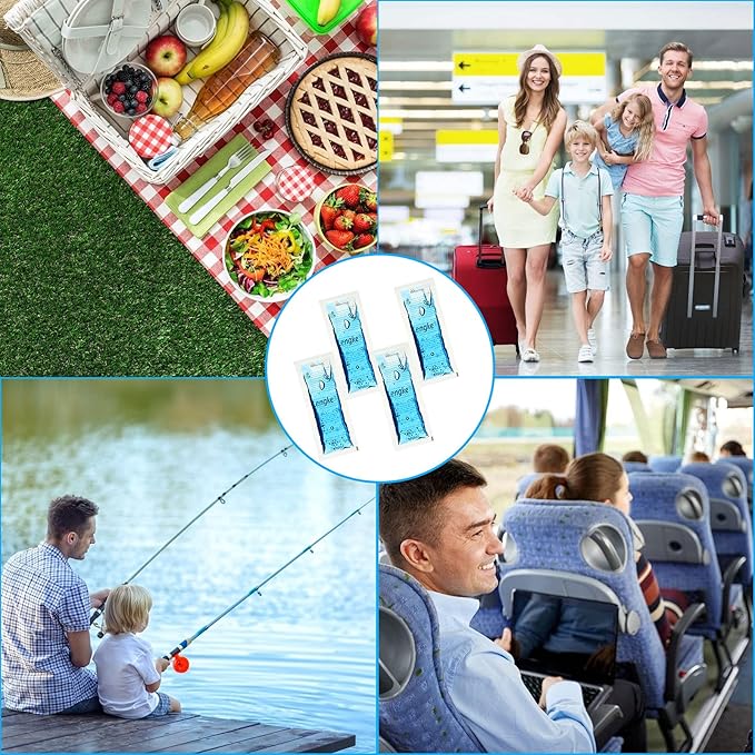 Cooler Ice Pack - Reusable Cooler Packs for Insulin Cooler Travel Case by YOUSHARES (Pack of 4)