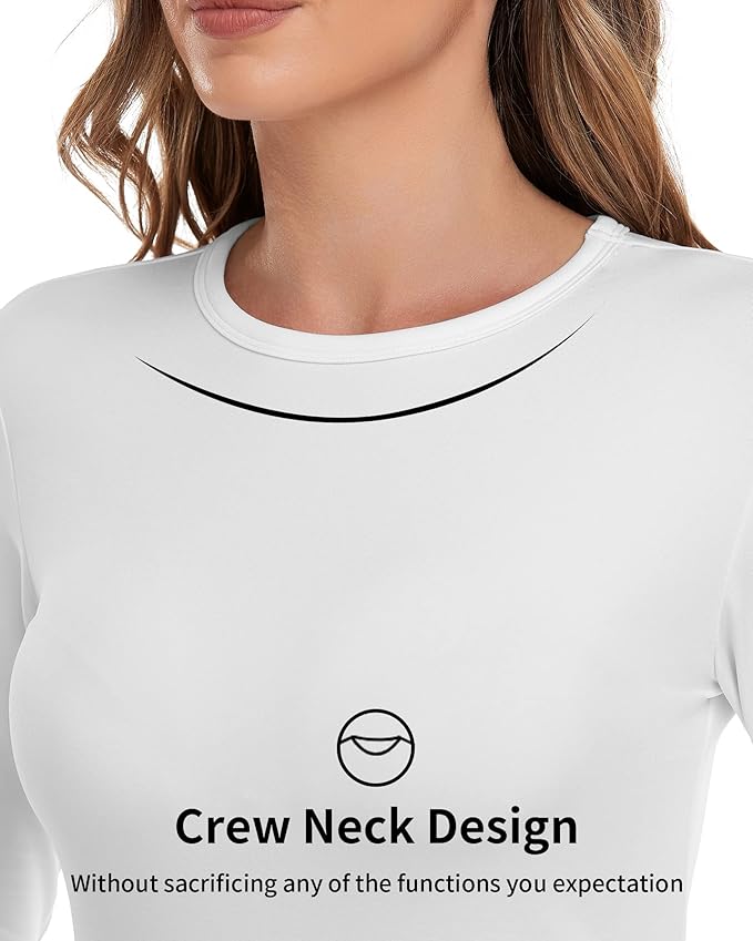 WEERTI Thermal Underwear for Women Long Johns with Fleece Lined, Base Layer Women Cold Weather Top Bottom