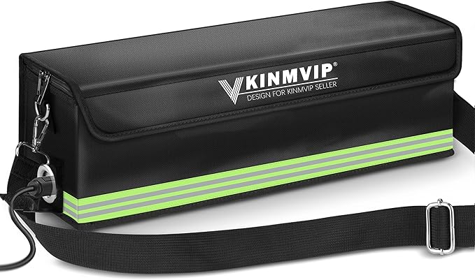 Lipo Battery Safe Bag Explosionproof, Large Capacity Fireproof Bag for Ebike Battery Charging and Storage