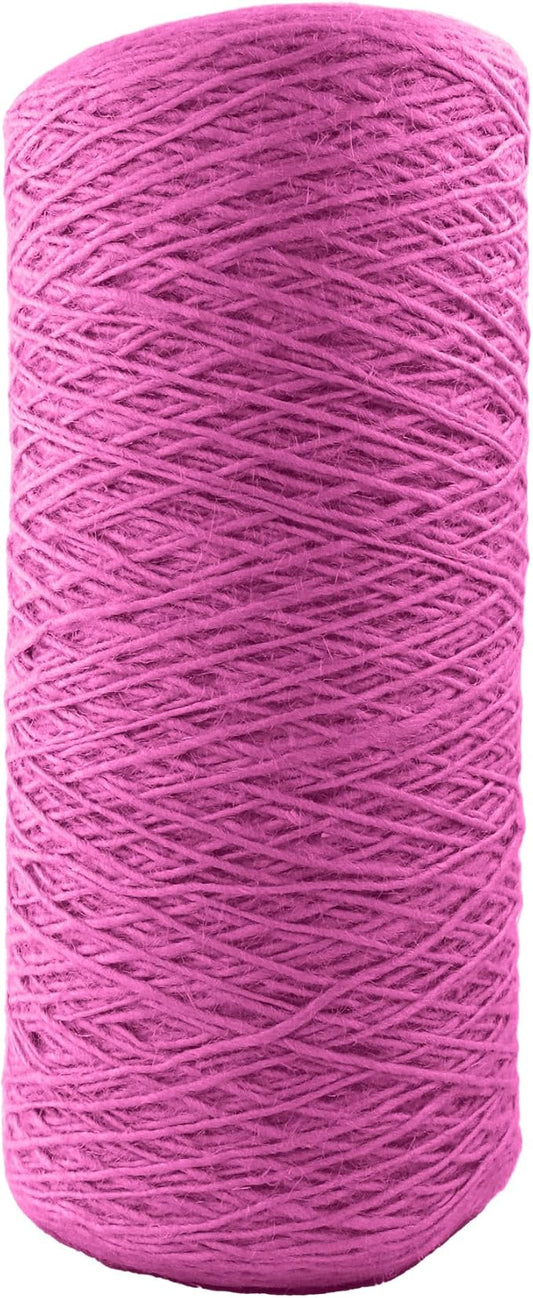 1mm x 1000 Feet Pink Jute Rope, Twine for Gardening Tomato Climbing Plant Tie Floristry Crafts Gift Wrapping Packing Decor