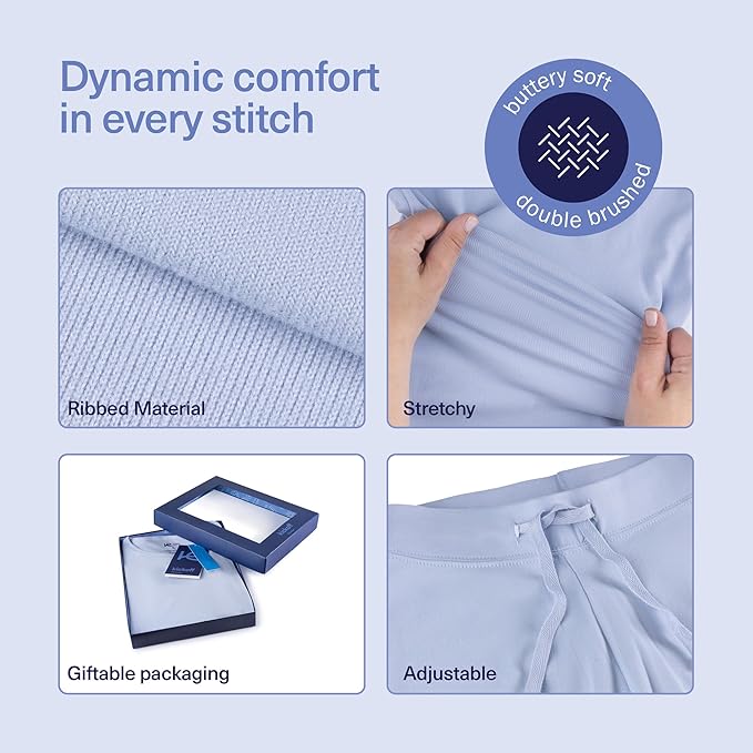 Thermal Underwear for Women Long Johns Women Thermal Top Bottom Fleece Lined Base Layer Pajamas Cold Weather