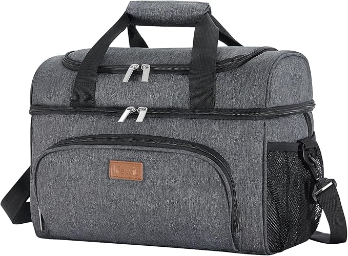 Lifewit Large Cooler Bag Insulated Lunch Bag Lightweight Portable Cool Bag Double Layer for Picnic, Beach, Work, Trip