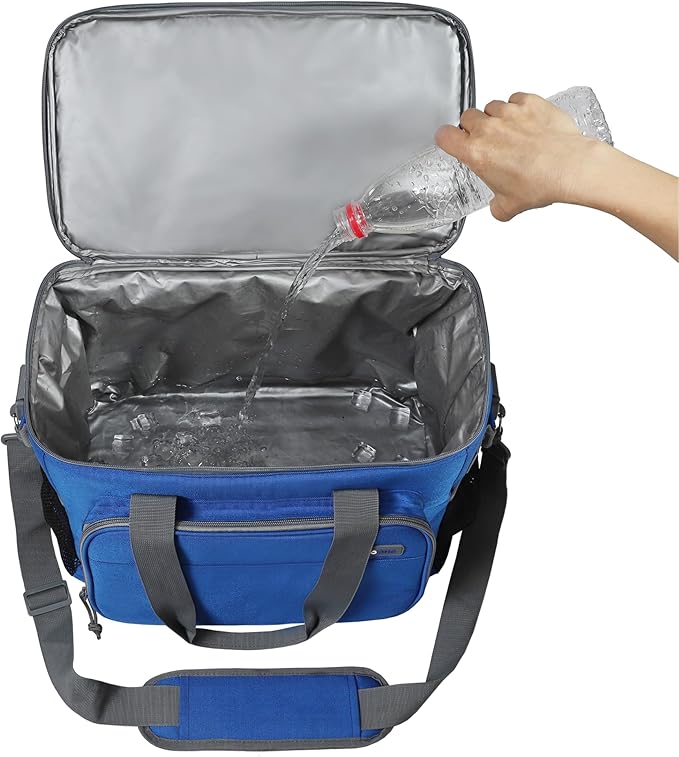 Large Cooler Bag 40-Can Capacity - Portable Soft Cooler Bags Insulated for Travel, Leakproof Collapsible Coolers for Picnic, Beach, Camping & Road Trips, Food & Drinks Travel Cooler Bag