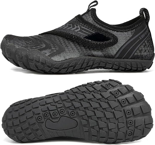 UBFEN Water Shoes for Kids Boys Girls Aqua Socks Barefoot Beach Sports Swim Pool Quick Dry Lightweight Toddler Little Big Kid