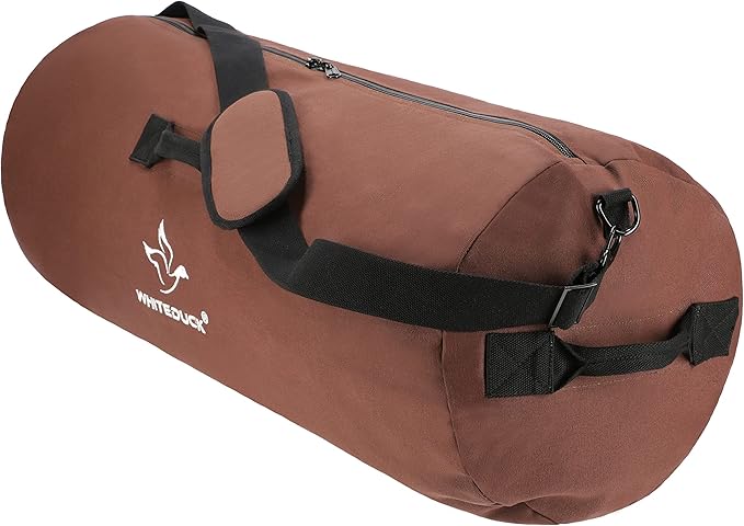 WHITEDUCK HOPLITE Heavy Duty Military Canvas Duffel Bag, Army Cargo Style, Foldable Tactical Outdoor Bag, Travel, Storage