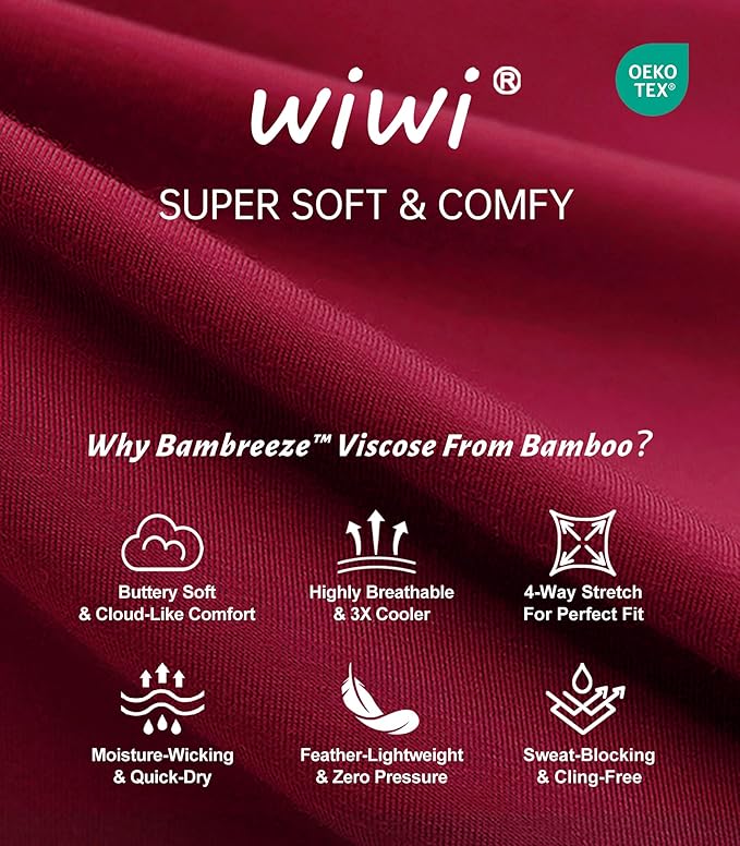 WiWi Soft Viscose from Bamboo Underwear for Women Thermal Long Johns Sets Super Warm Base Layer Top Pants Pajamas Set S-3X