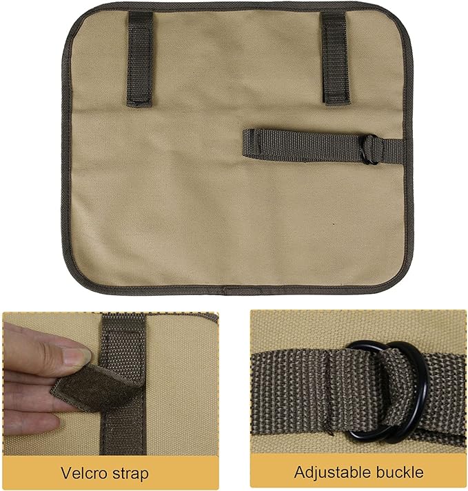 Camping Tableware Storage Bag,Kitchen Cooking Utensil Travel Flatware Organizer，for Outdoor Picnic Barbecue