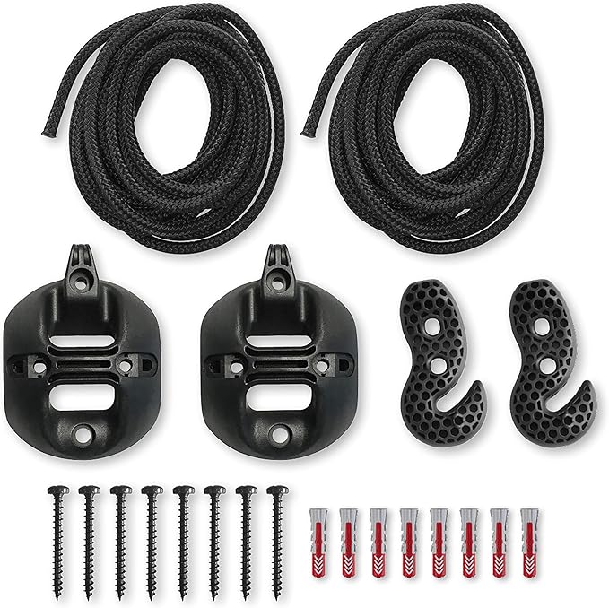 LA SIESTA - Large Double Brisa Classic Hammock & CasaMount - Suspension Kit for Walls & Beams - Weather Resistant Portable Hammock - 2-Person - Lime