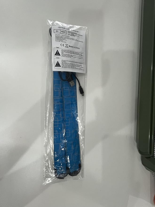 Simket LED Armband Rechargeable for Running(2 Pack), Running Lights for Runners, Running Lights, High Visibility Reflective Running Gear Adjustable Light Up Arm Bands for Men Women Kids