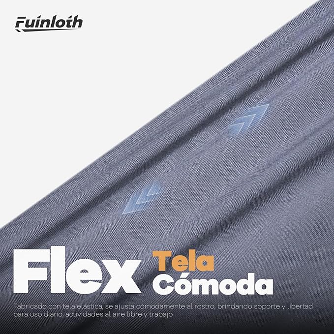 Fuinloth Neck Gaiter, 6 Pack Cooling UV Protection Bandana Buff Face Mask Gator Scarf for Men Women