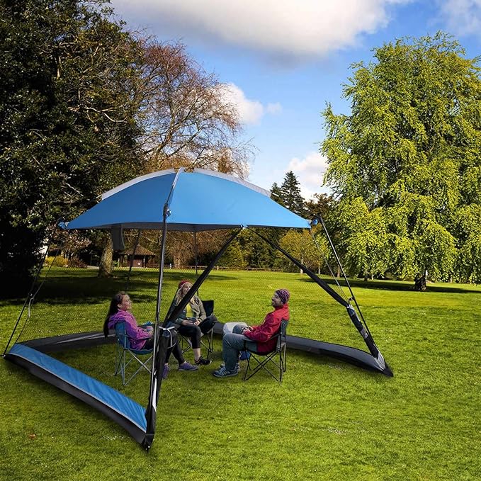 Screen House Camping Canopy Tent Sun Shade Gazebo Shelter Perfect for Outdoor Activities