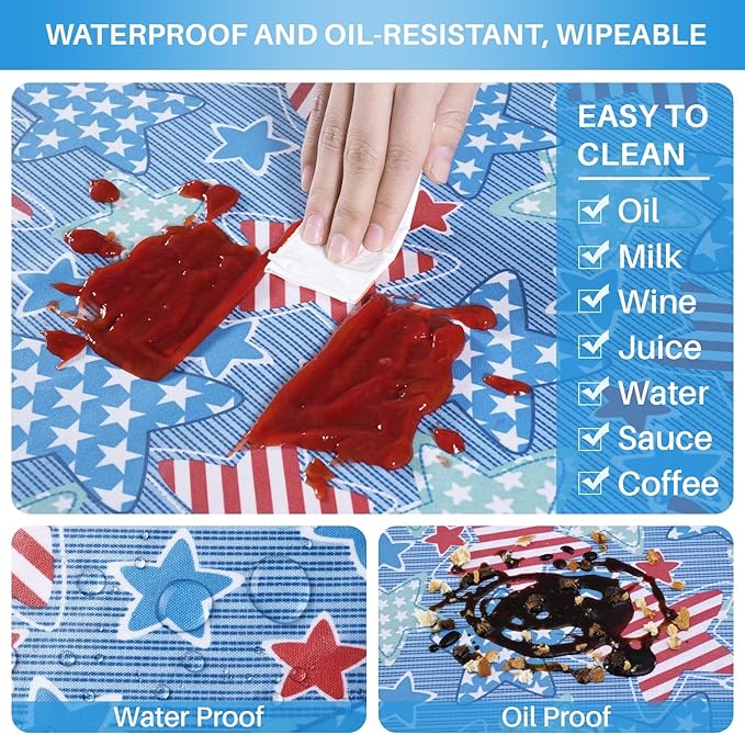 Picnic Table Cover with Bench Covers 6 Feet Water Proof Camping Table Clothes with Elastic Edges Rv Patio Equipment for Outside Campers Car Travel Gadgets Funny Gift for Who Have Everything