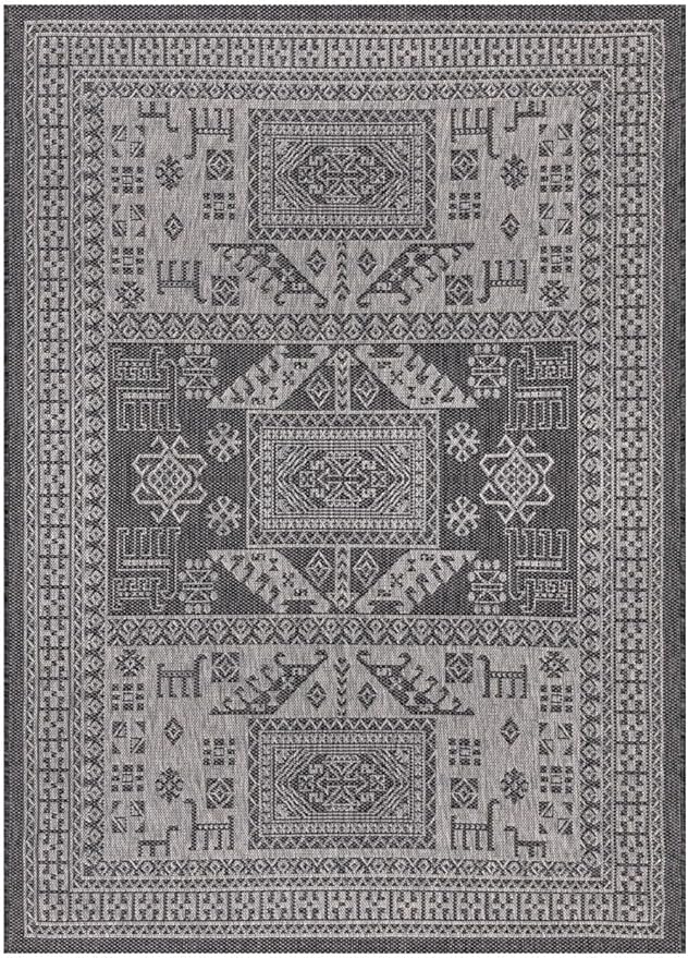 Keen Home Design Terrace Outdoor Area Rug - 10x14 Washable Indoor/Outdoor Rug for Patio, Kitchen, Balcony, Beach, Garden, Deck and Porch, Size: 10'x14'