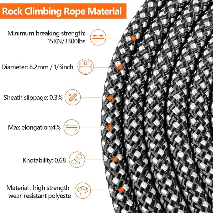 NTR 15FT Heavy Duty Dog Leash, Long Leash with Swivel Lockable Hook,Reflective Threads and Comfortable Handle,Dog Lead for Walking,Hunting,Camping for Medium and Large Dogs