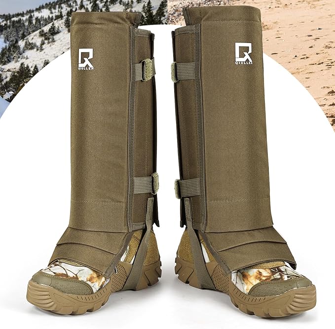 Snake Guard Chaps Snake Gaiters Snake Bite Protection Waterproof for Lower Legs Snake Bite Prevention Snake Guards with Adjustable Size for Preventing Thorns/Branches/Sharp Objects