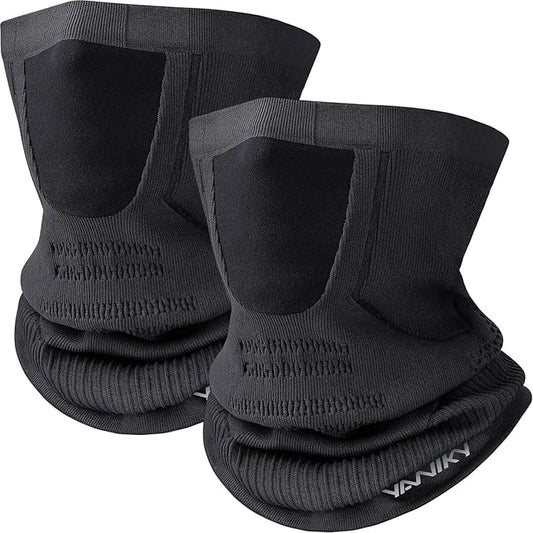 Winter Neck Warmer Gaiter Ski Face Mask, Breathable Fleece Balaclava Windproof Cold Weather Scarf