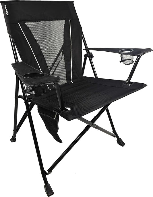 Kijaro XXL Dual Lock Portable Camping Chair - Supports Up to 400lbs - Enjoy The Outdoors in a Versatile Folding Sports & Outdoor Chair