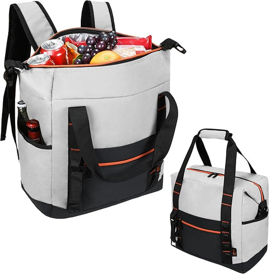 Tirrinia Cooler Backpack Waterproof Insulated for Men & Women,36 Cans Soft Leakproof Cooler Backpack, Portable Cooler for Camping, Beach, Fishing, Picnic, Travel, Outdoor